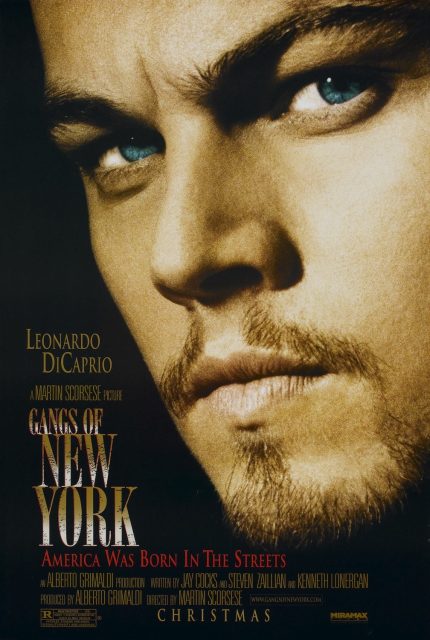Affiche Poster de Gangs of New York avec Leonardo DiCaprio Daniel Day-Lewis et Cameron Diaz 2002