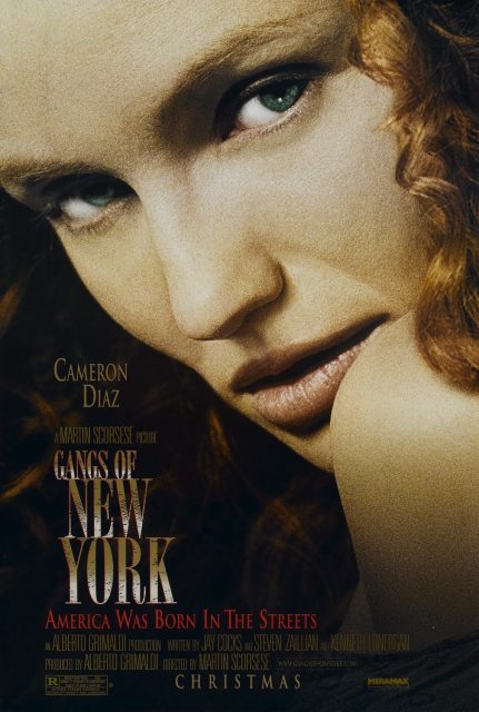 Affiche Poster de Gangs of New York avec Leonardo DiCaprio Daniel Day-Lewis et Cameron Diaz 2002