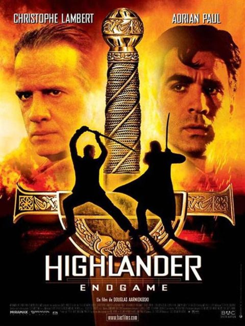 Highlander : Endgame - Streaming. 1 affiche poster highlander endgame disney dimension