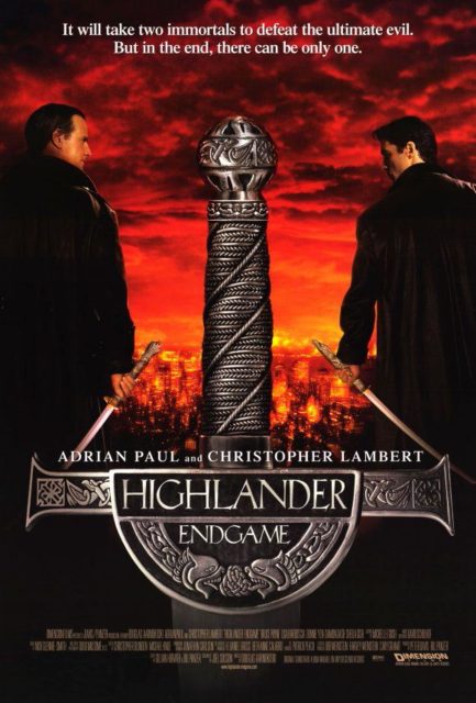 Highlander : Endgame - Photos et affiches. 2 affiche poster highlander endgame disney dimension