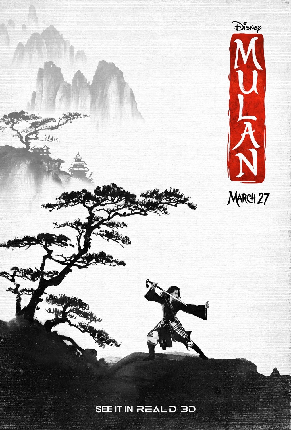 affiche poster mulan disney