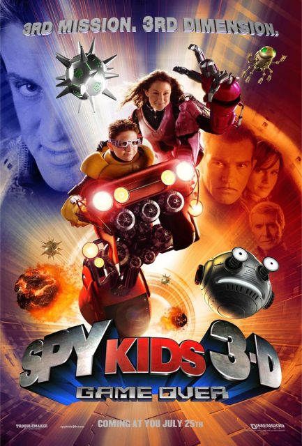 Spy Kids 3 : Mission 3D - Photos et affiches. 2 affiche poster spy kids 3 mission 3d game over disney dimension