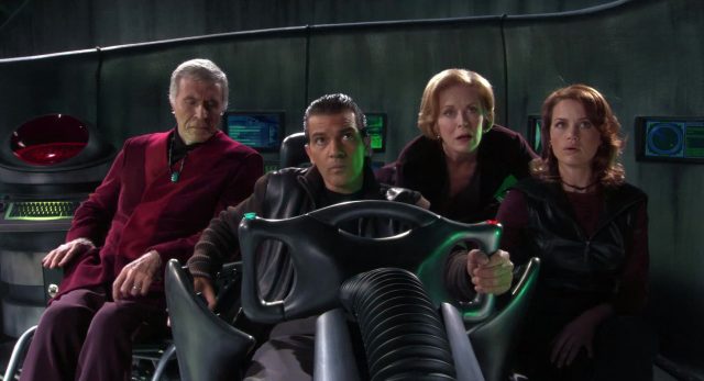 Spy Kids 2 : espions en herbe. 4 Antonio Banderas et Carla Gugino dans Spy Kids 2 espions en herbe Island of Lost Dreams 2002