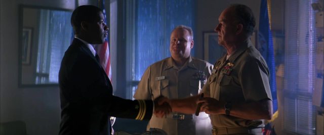 Denzel Washington et Gene Hackman dans USS Alabama Crimson Tide 1995