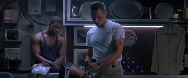 Denzel Washington et Gene Hackman dans USS Alabama Crimson Tide 1995