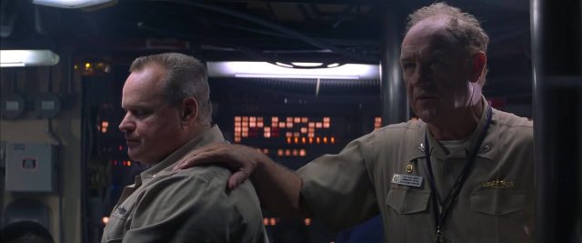 Denzel Washington et Gene Hackman dans USS Alabama Crimson Tide 1995