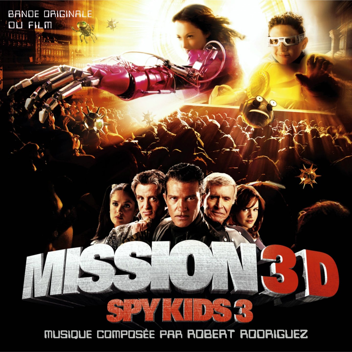 La bande originale de Spy Kids 3 : Mission 3D. 1 bande originale soundtrack ost score spy kids 3 mission 3d game over disney dimension