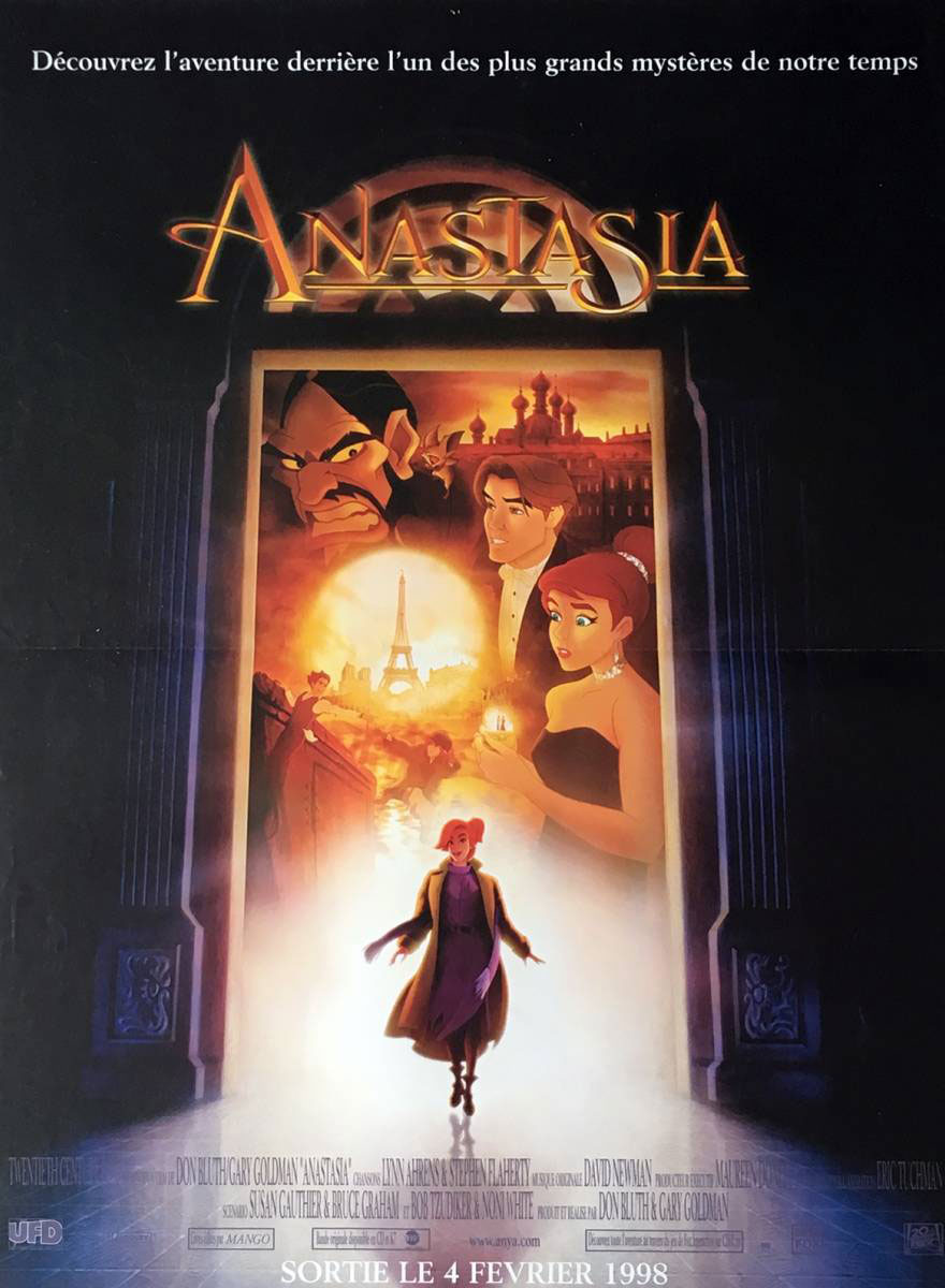 affiche poster anastasia disney fox