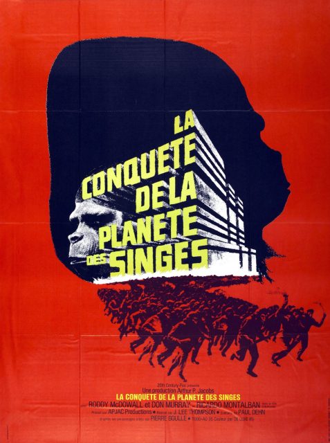 La conquête de la planète des singes - Streaming. 1 affiche poster conquête conquest planète singes planet apes disney fox