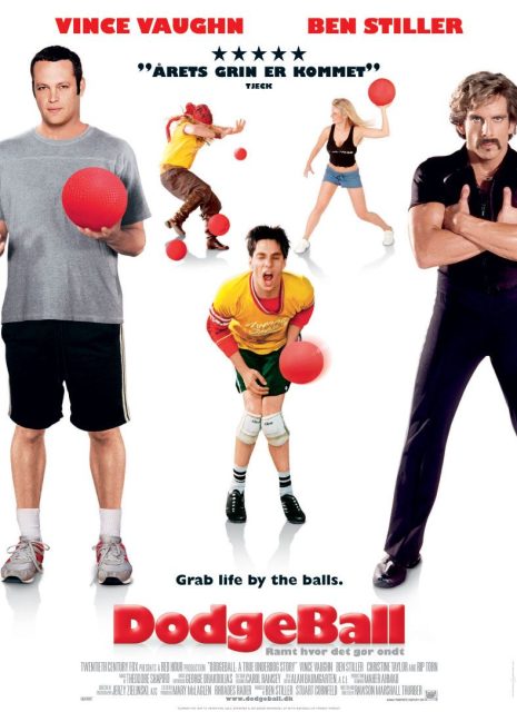 affiche poster dodgeball même pas mal disney fox