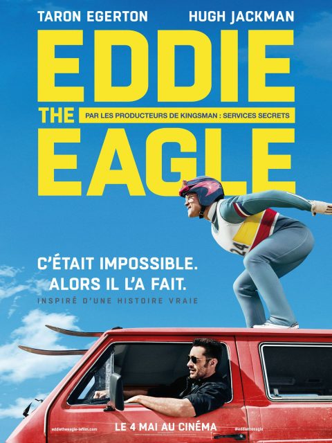 Eddie the Eagle. 1 Affiche Poster de Eddie the Eagle avec Taron Egerton et Hugh Jackman 2016
