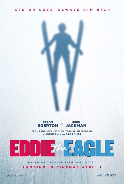 Affiche Poster de Eddie the Eagle avec Taron Egerton et Hugh Jackman 2016