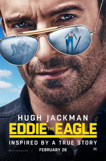 Affiche Poster de Eddie the Eagle avec Taron Egerton et Hugh Jackman 2016