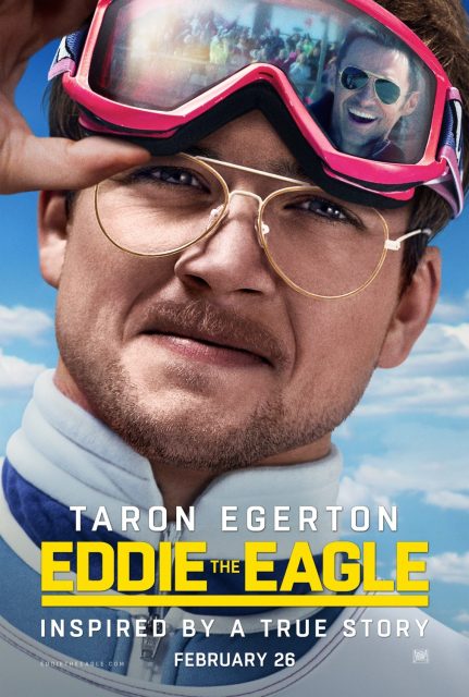 Affiche Poster de Eddie the Eagle avec Taron Egerton et Hugh Jackman 2016