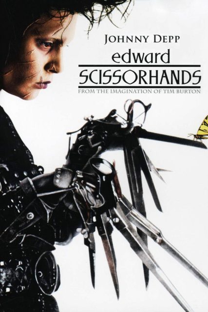 Affiche Poster de Edward aux mains d'argent avec Johnny Depp et Winona Ryder 1990