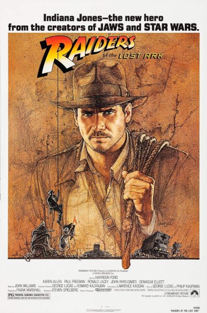 Les aventuriers de l'arche perdue - Photos et affiches. 3 affiche poster indiana jones aventuriers arche perdue raiders lost ark disney lucasfilm