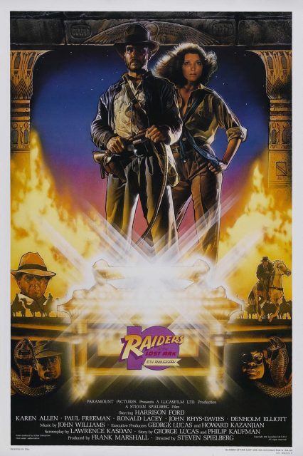 Les aventuriers de l'arche perdue - Photos et affiches. 7 affiche poster indiana jones aventuriers arche perdue raiders lost ark disney lucasfilm