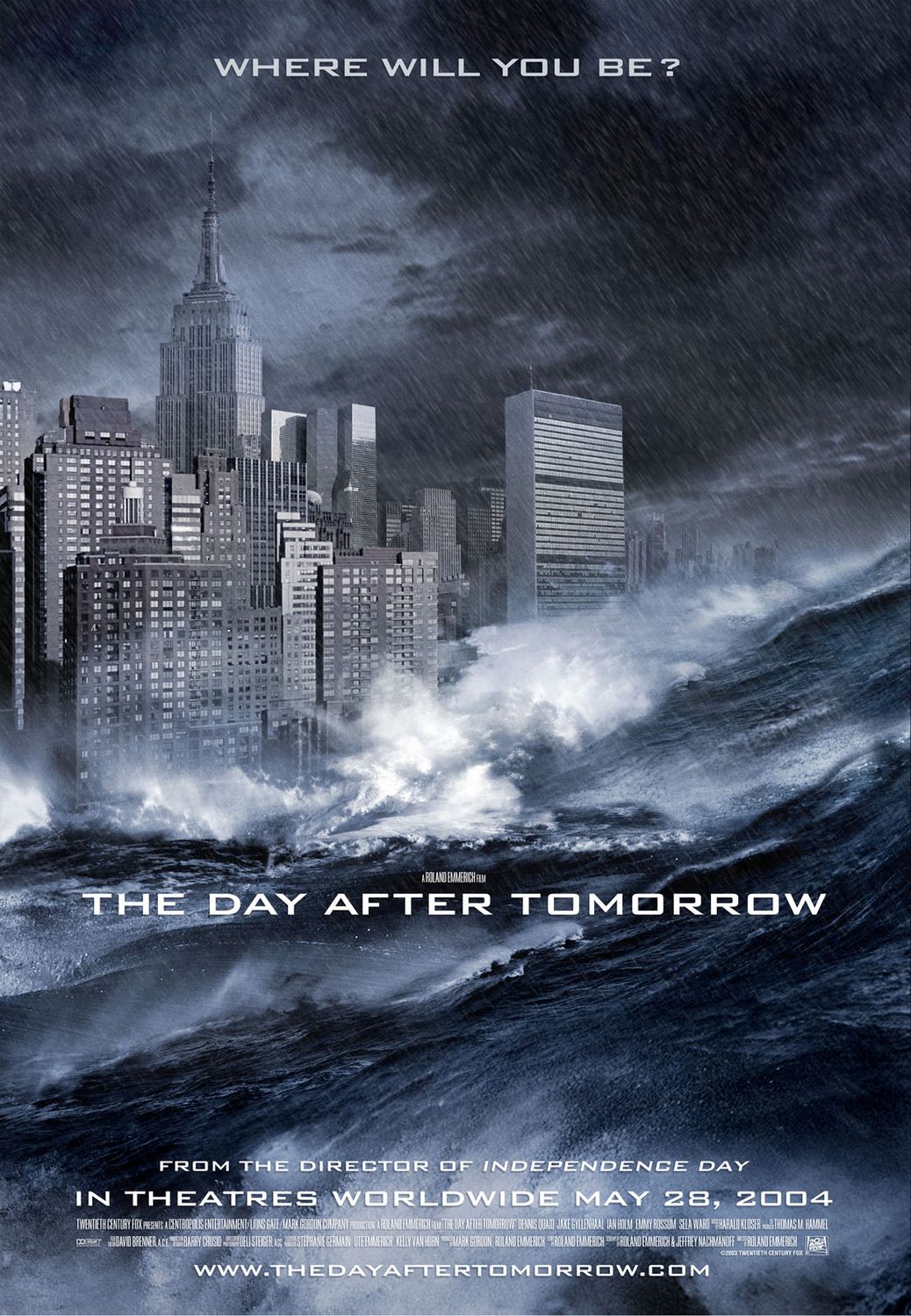 Le jour d'après. 9 affiche poster jour apres day after tomorrow disney fox