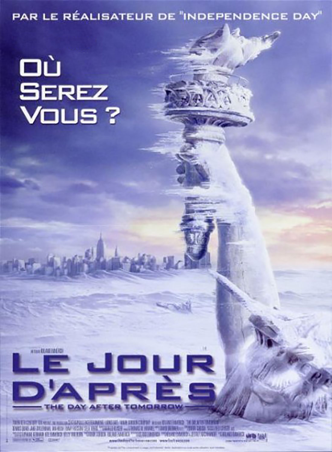 Le jour d'après. 8 affiche poster jour apres day after tomorrow disney fox