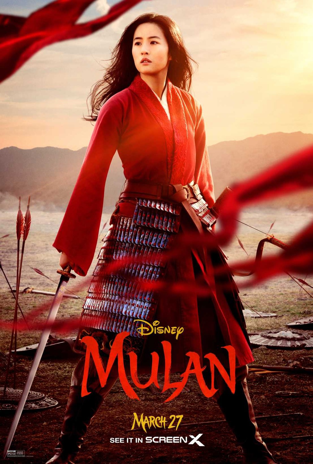 affiche poster mulan film disney