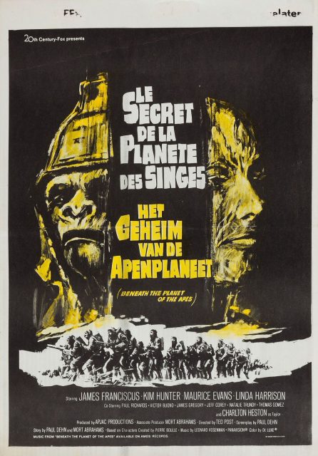 Le secret de la planète des singes - Photos et affiches. 3 affiche poster secret planète singes beneath planet apes disney fox