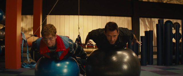 Taron Egerton et Hugh Jackman dans Eddie the Eagle 2016