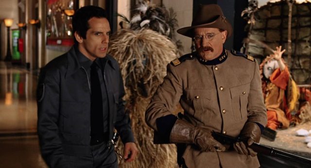 La nuit au musée - Photos et affiches. 12 Ben Stiller et Robin Williams dans La nuit au musée Night at the Museum 2006