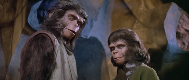 La planète des singes. 11 Charlton Heston et Kim Hunter dans La planète des singes Planet of the Apes 1968