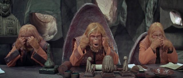 La planète des singes. 9 Charlton Heston et Kim Hunter dans La planète des singes Planet of the Apes 1968