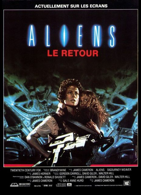 Aliens, le retour. 1 Affiche Poster de Aliens le retour avec Sigourney Weaver 1986