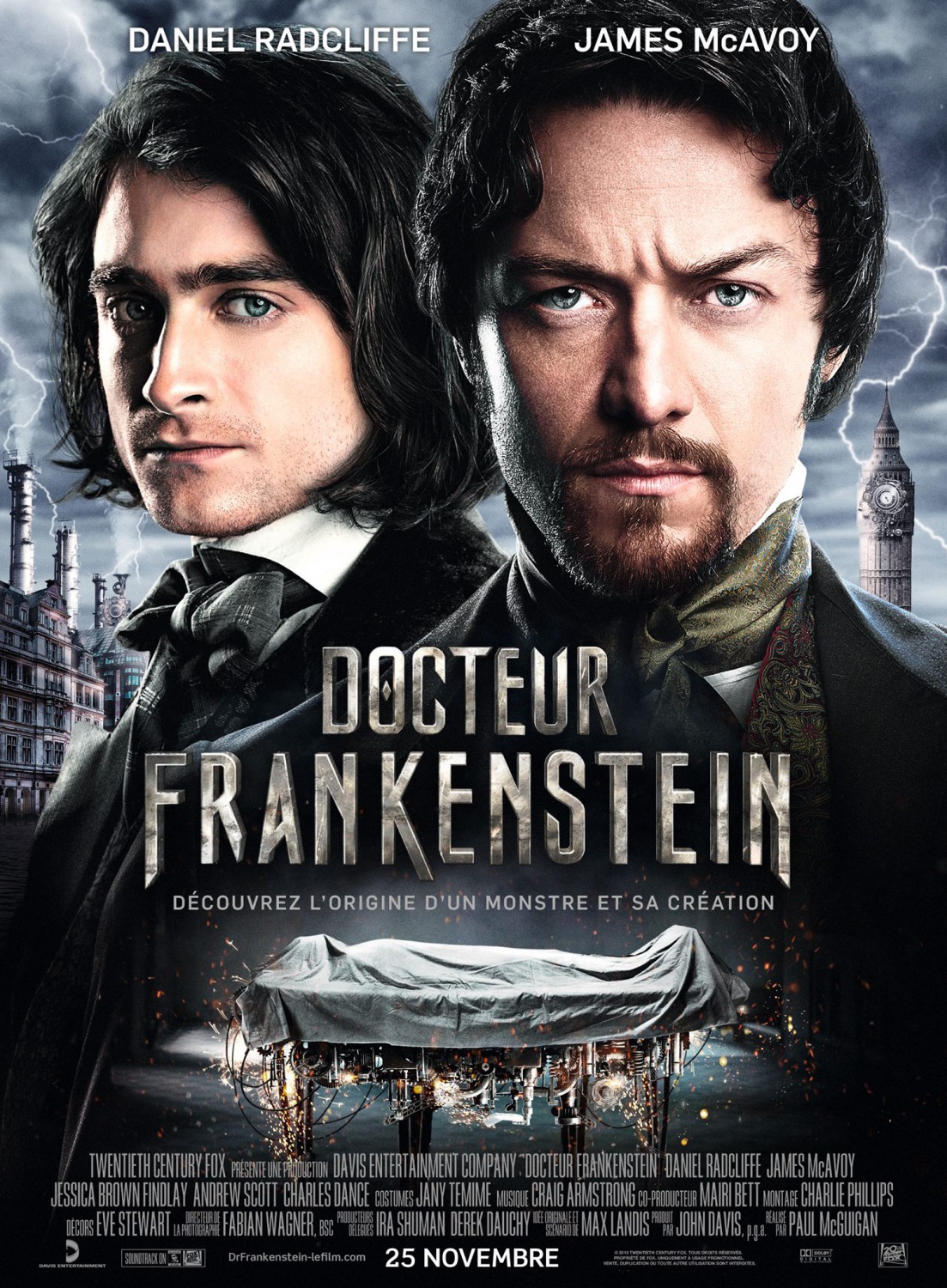 affiche poster docteur victor frankenstein disney fox