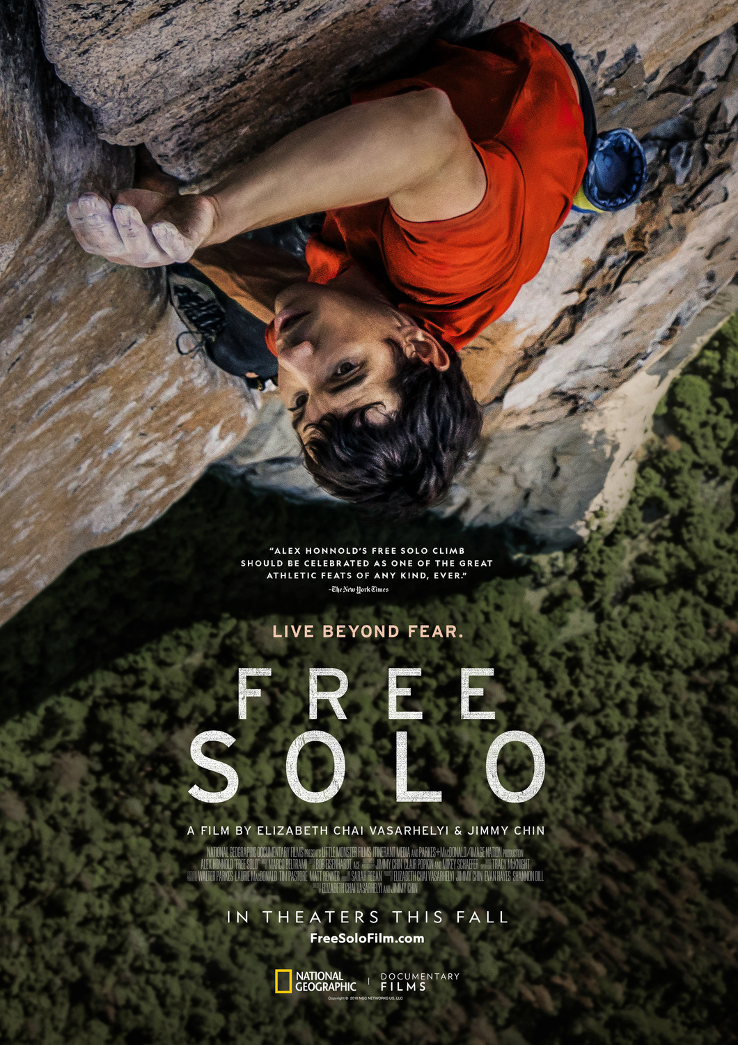 affiche poster free solo disney national geographic