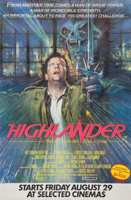Highlander - Photos et affiches. 3 affiche poster highlander disney fox