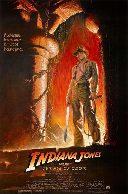 Indiana Jones et le temple maudit - Photos et affiches. 3 affiche poster indiana jones temple maudit doom disney fox
