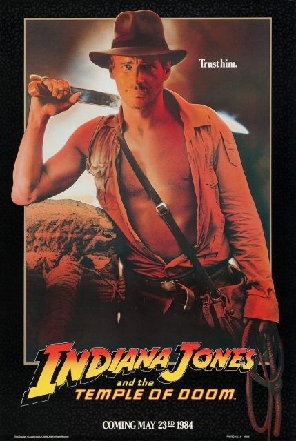 Indiana Jones et le temple maudit - Photos et affiches. 4 affiche poster indiana jones temple maudit doom disney fox