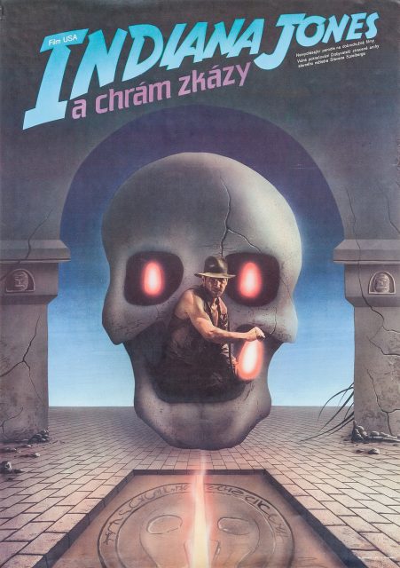 Indiana Jones et le temple maudit - Photos et affiches. 12 affiche poster indiana jones temple maudit doom disney fox