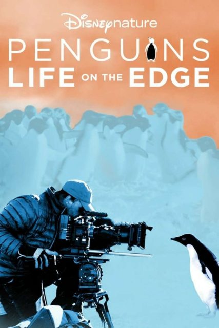 Les manchots : une vie à risques. 1 affiche poster manchots vie risques penguins life edge disney nature plus