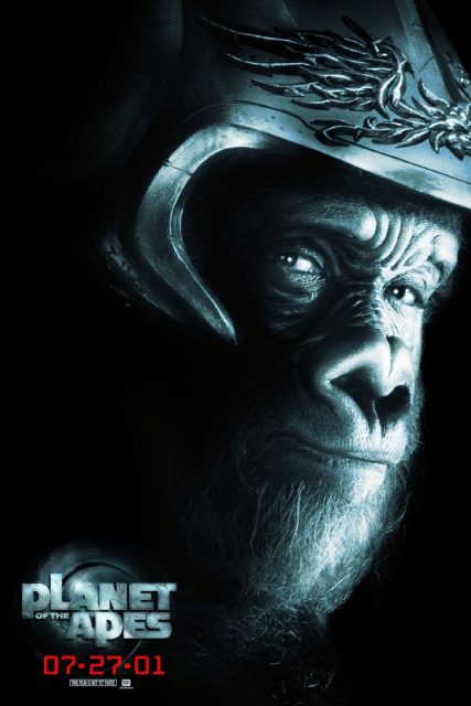 La planète des singes (2001) - Photos et affiches. 6 Affiche Poster de La planète des singes Planet of the apes avec Mark Wahlberg Tim Roth et Helena Bonham Carter 2001