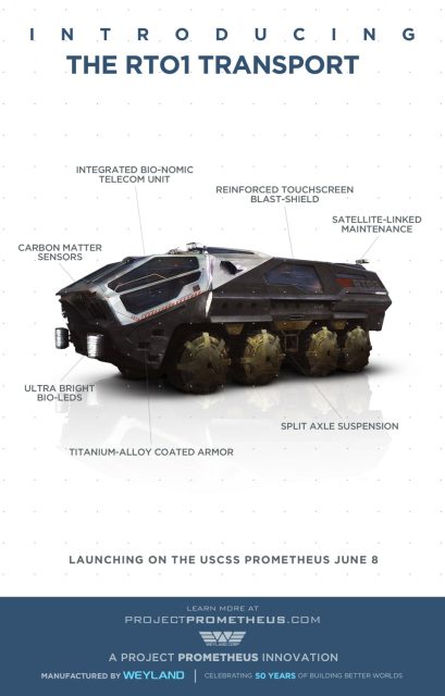 Prometheus - Photos et affiches. 7 affiche poster prometheus disney fox