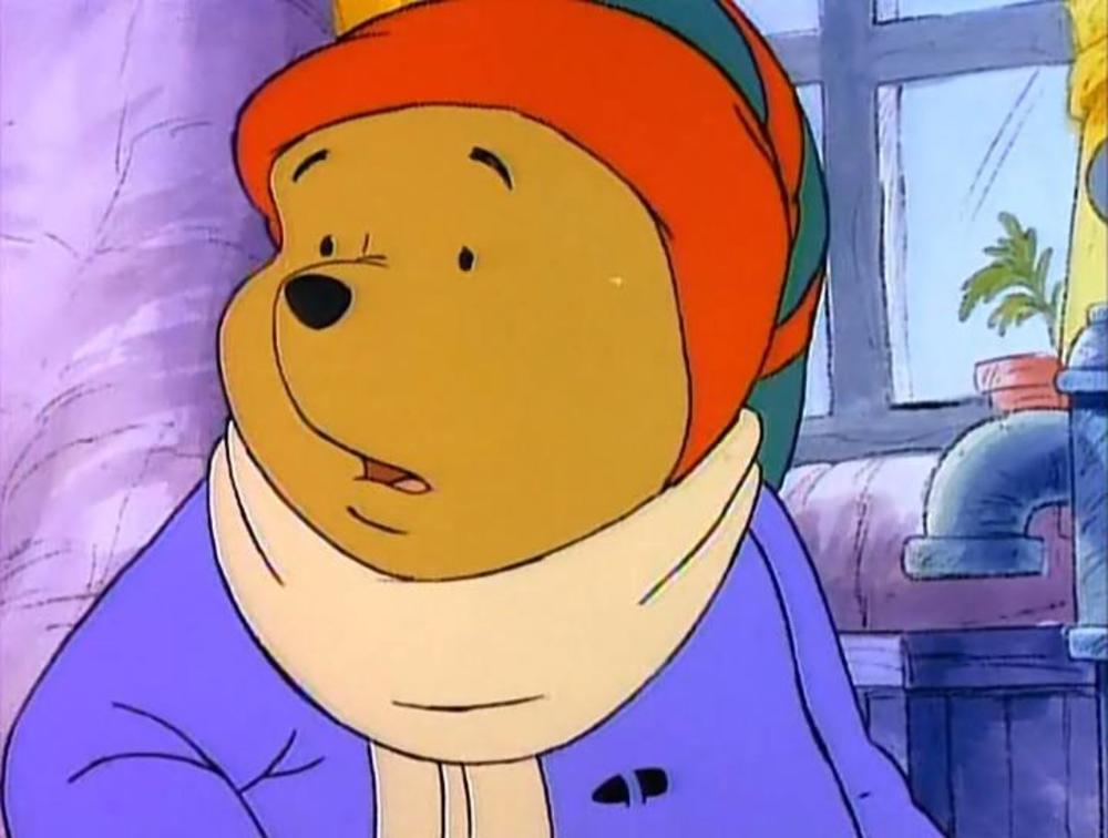 image winnie ourson joyeux noel seasons spring disney pooh