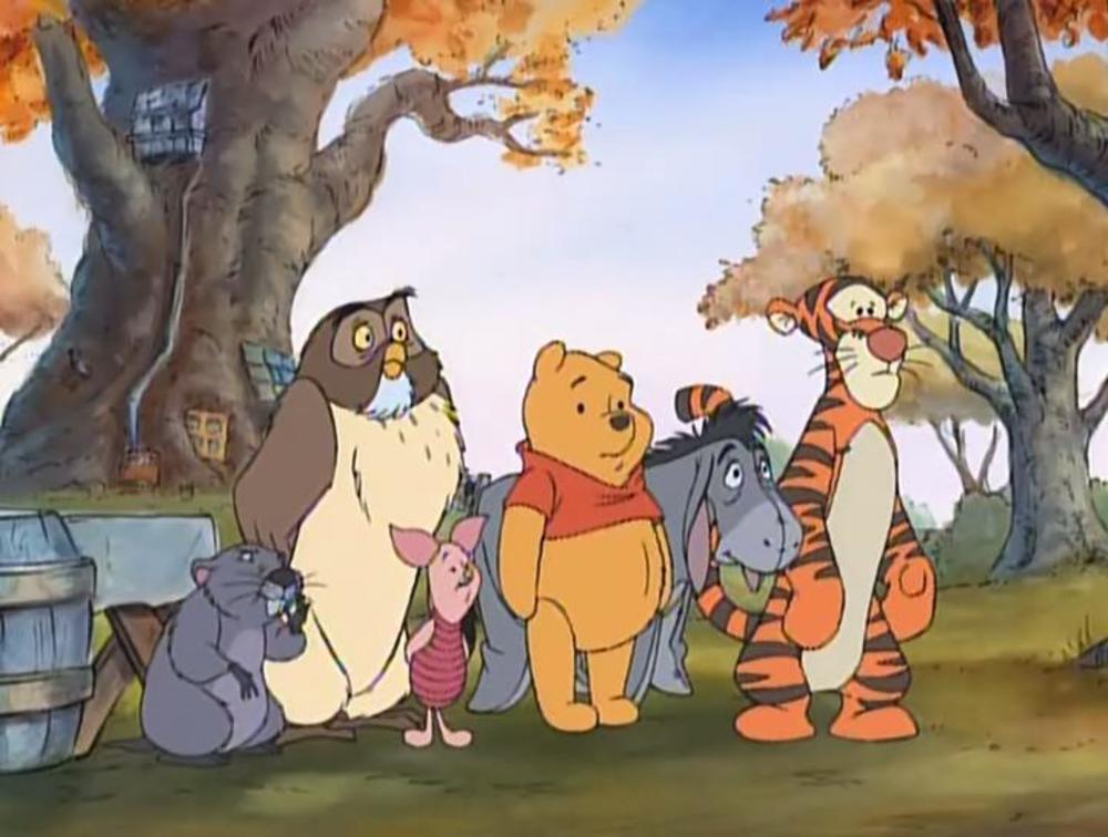 image winnie ourson joyeux noel seasons spring disney pooh