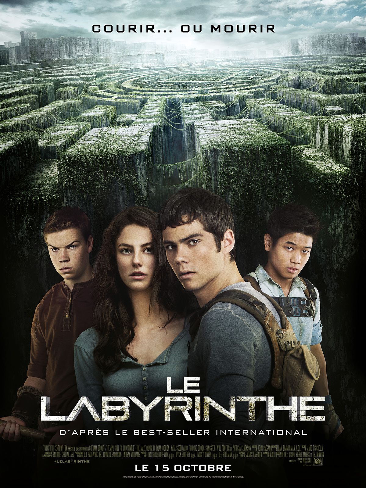 Le labyrinthe - Photos et affiches. 1 affiche poster labyrinthe maze runner disney fox