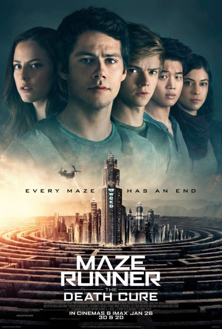 Le labyrinthe : le remède mortel. 16 affiche poster labyrinthe remède mortel maze runner death cure disney fox