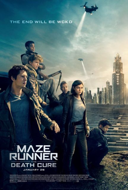 Le labyrinthe : le remède mortel. 17 affiche poster labyrinthe remède mortel maze runner death cure disney fox