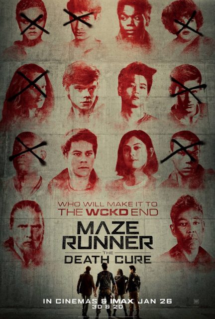 Le labyrinthe : le remède mortel. 21 affiche poster labyrinthe remède mortel maze runner death cure disney fox