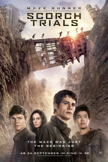 Le labyrinthe : la terre brûlée - Photos et affiches. 5 affiche poster labyrinthe terre brulee maze runner scorch trials disney fox