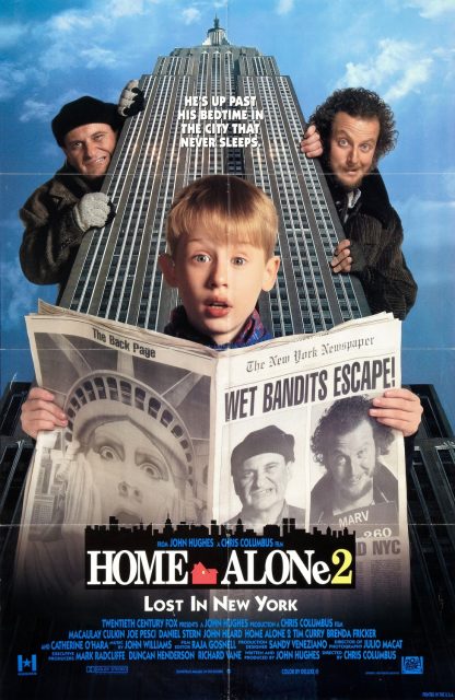 affiche poster maman raté encore avion home alone 2 lost new york disney fox