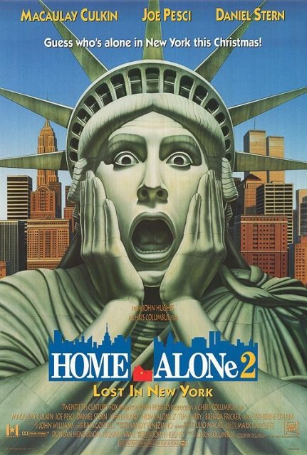 affiche poster maman raté encore avion home alone 2 lost new york disney fox