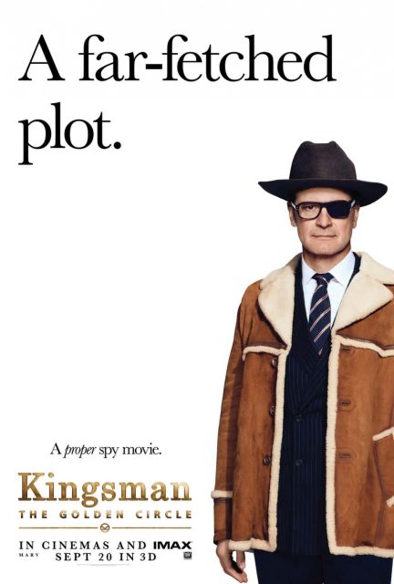 Kingsman : le cercle d'or - Photos et affiches. 18 affiche poster kingsman cercle or golden circle disney fox