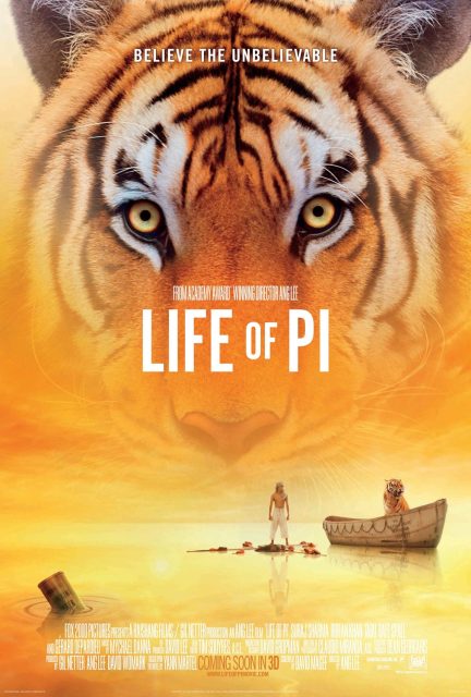 L'odyssée de Pi - Photos et affiches. 3 affiche poster odysée life pi disney fox